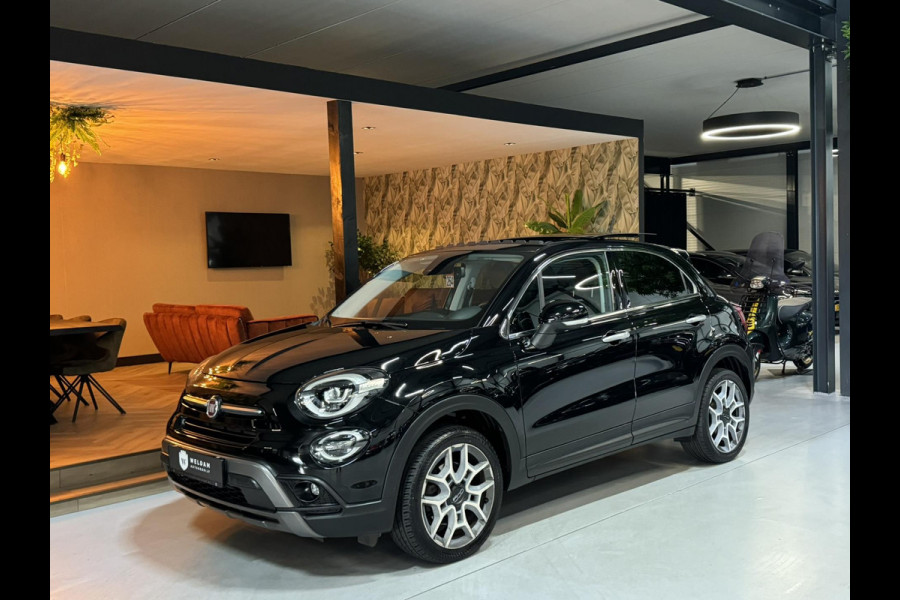 Fiat 500X 1.3 GSE Turbo Cross Garantie Pano Camera Leder StoelVW Keyless Beats PDC Cruise Clima Navi Led Dab Rijklaar