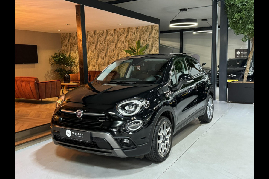 Fiat 500X 1.3 GSE Turbo Cross Garantie Pano Camera Leder StoelVW Keyless Beats PDC Cruise Clima Navi Led Dab Rijklaar
