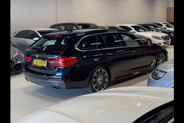 BMW 5 Serie Touring 520i High Executive M Pakket, Pano, Virtual Cockpit, Leder, 19"M Sport Velgen, Prive Glas, Volledig Onderhoud