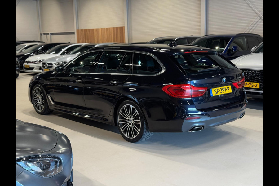 BMW 5 Serie Touring 520i High Executive M Pakket, Pano, Virtual Cockpit, Leder, 19"M Sport Velgen, Prive Glas, Volledig Onderhoud