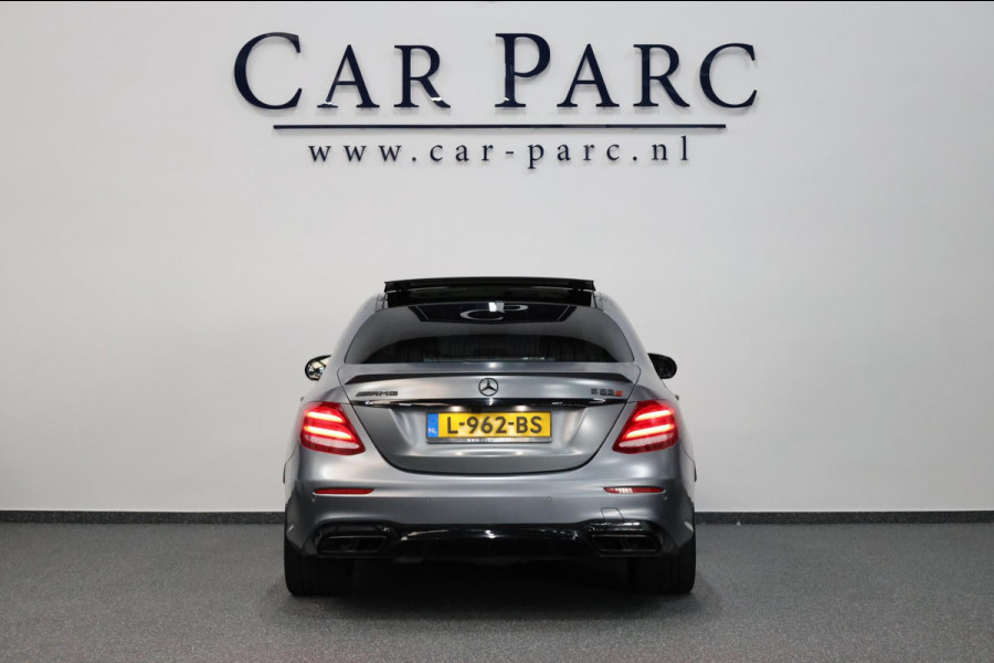 Mercedes-Benz E-Klasse AMG 63 S 4MATIC+ 612+PK CAPRISTO/KERAMISCH/HUD/SFEER/LUCHT/PANO/LEER+MASSAGE/360/ACC/ECC/12 MDN GARANTIE!