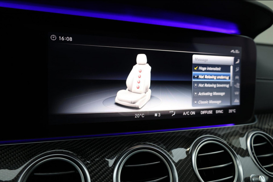 Mercedes-Benz E-Klasse AMG 63 S 4MATIC+ 612+PK CAPRISTO/KERAMISCH/HUD/SFEER/LUCHT/PANO/LEER+MASSAGE/360/ACC/ECC/12 MDN GARANTIE!