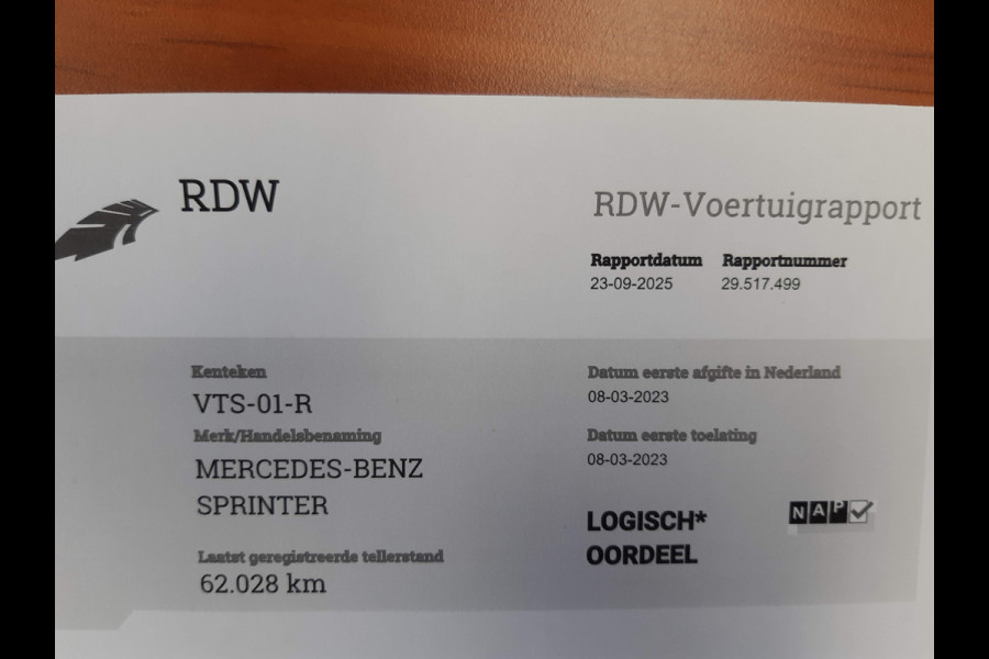 Mercedes-Benz Sprinter 317 CDI L3H2 Airco Cruise control MBux Achteruitrijcamera