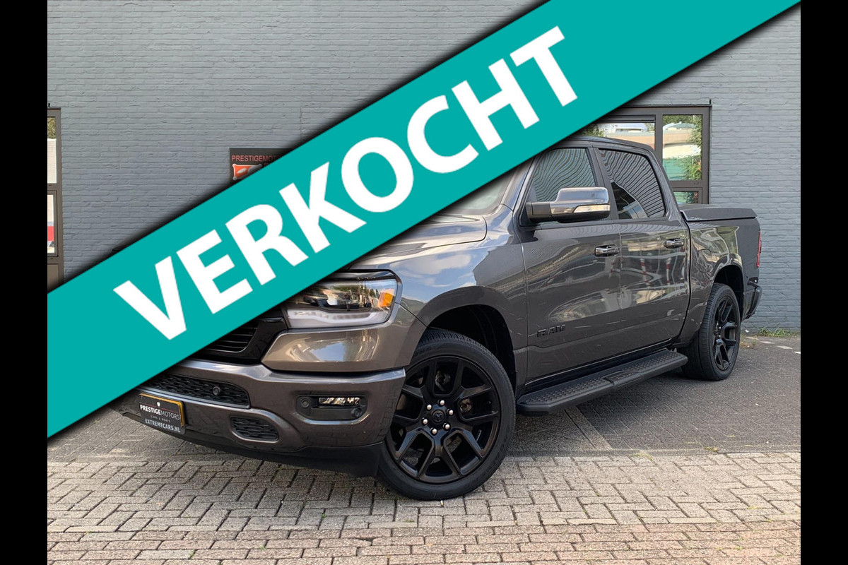 Dodge Ram 1500 Sport Night 5.7L 401pk LPG 4X4 Deelb. Achterklep 360cam Dodge Ram 1500 Sport Night 5.7L 401pk LPG 4X4 Deelb. Achterklep 360cam