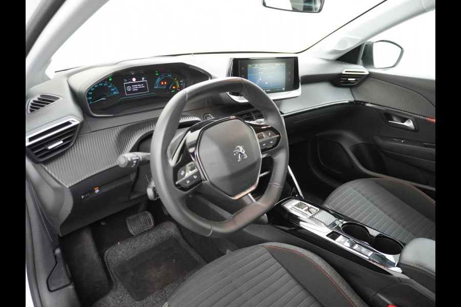 Peugeot e-208 EV Active Pack 50kWh Apple Carplay Android Auto Navi Ecc Cruise Control Pdc DAB+ Bluetooth Led Lmv Keyless Bluetooth Connected services 1e Eigenaar Origineel Nederlandse Auto