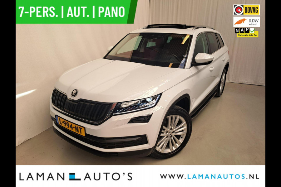 Škoda Kodiaq 1.5 TSI 150pk DSG Limited Business Edition Plus 7P Aut. | Panorama Open dak Virtual Leder/Alcantara CarPlay Trekhaak Canton ECC