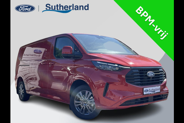 Ford Transit Custom 320 2.0 TDCI L2H1 Limited Nieuw | SCI | 136pk | 17 inch lichtmetalen velgen | Adaptive cruise control | Dodehoeksensoren | Verwarmbaar stuurwiel | Draadloos opladen | Stoel-bank