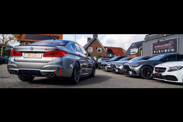BMW 5 Serie M5 | Carbon | Harman/Kardon | Dealer onderhouden | Sfeerverlichting | Donington Grau | 600PK | NAP | Origineel NL |