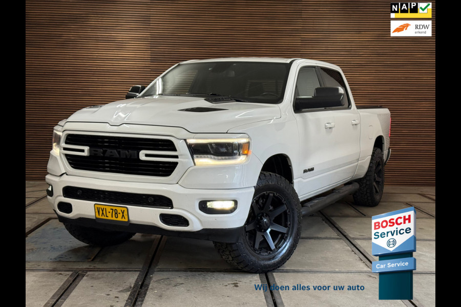 Dodge Ram 1500 5.7 V8 4x4 Crew Cab 5'7 Sport | Soft Cover | Full option | Camera | Trekhaak | White Edition |