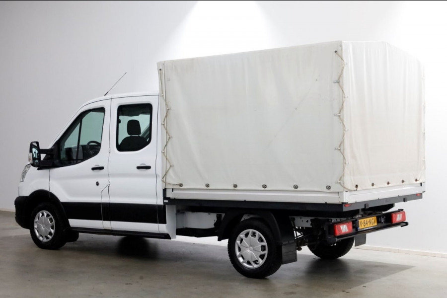 Ford Transit 2.0 TDCI 130pk L2H1 Trend D.C. Open Laadbak met huif 05-2020 Ford Transit 2.0 TDCI 130pk L2H1 Trend D.C. Open Laadbak met huif 05-2020