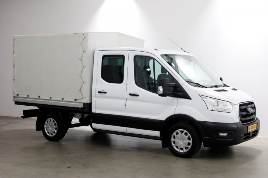Ford Transit 2.0 TDCI 130pk L2H1 Trend D.C. Open Laadbak met huif 05-2020 Ford Transit 2.0 TDCI 130pk L2H1 Trend D.C. Open Laadbak met huif 05-2020