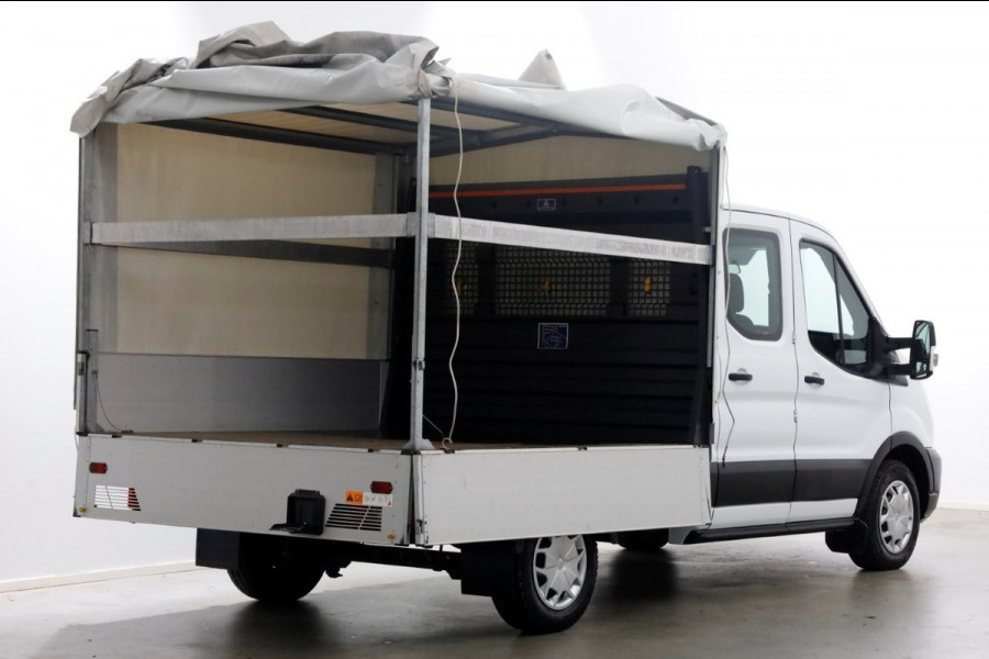 Ford Transit 2.0 TDCI 130pk L2H1 Trend D.C. Open Laadbak met huif 05-2020 Ford Transit 2.0 TDCI 130pk L2H1 Trend D.C. Open Laadbak met huif 05-2020