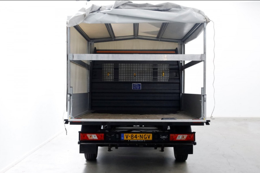 Ford Transit 2.0 TDCI 130pk L2H1 Trend D.C. Open Laadbak met huif 05-2020 Ford Transit 2.0 TDCI 130pk L2H1 Trend D.C. Open Laadbak met huif 05-2020
