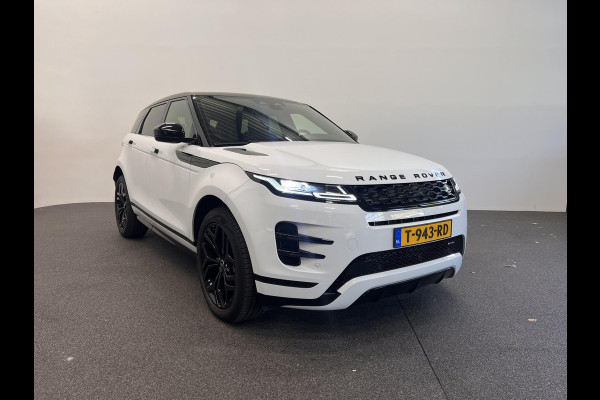 Land Rover Range Rover Evoque 1.5 P300e AWD R-Dynamic SE Panoramadak Navigatie Apple Carplay/Android Auto Camera Parkeersensoren Adaptive Cruise Control Dodehoek Assistent Elektrische achterklep Stoel- en stuurverwarming Memory stoelen Climate Control Ledverlichting