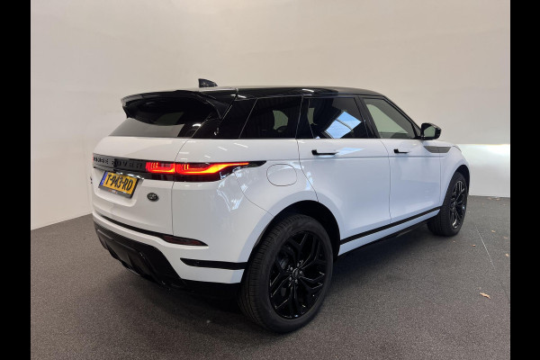 Land Rover Range Rover Evoque 1.5 P300e AWD R-Dynamic SE Panoramadak Navigatie Apple Carplay/Android Auto Camera Parkeersensoren Adaptive Cruise Control Dodehoek Assistent Elektrische achterklep Stoel- en stuurverwarming Memory stoelen Climate Control Ledverlichting