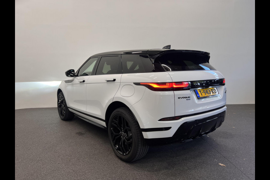 Land Rover Range Rover Evoque 1.5 P300e AWD R-Dynamic SE Panoramadak Navigatie Apple Carplay/Android Auto Camera Parkeersensoren Adaptive Cruise Control Dodehoek Assistent Elektrische achterklep Stoel- en stuurverwarming Memory stoelen Climate Control Ledverlichting