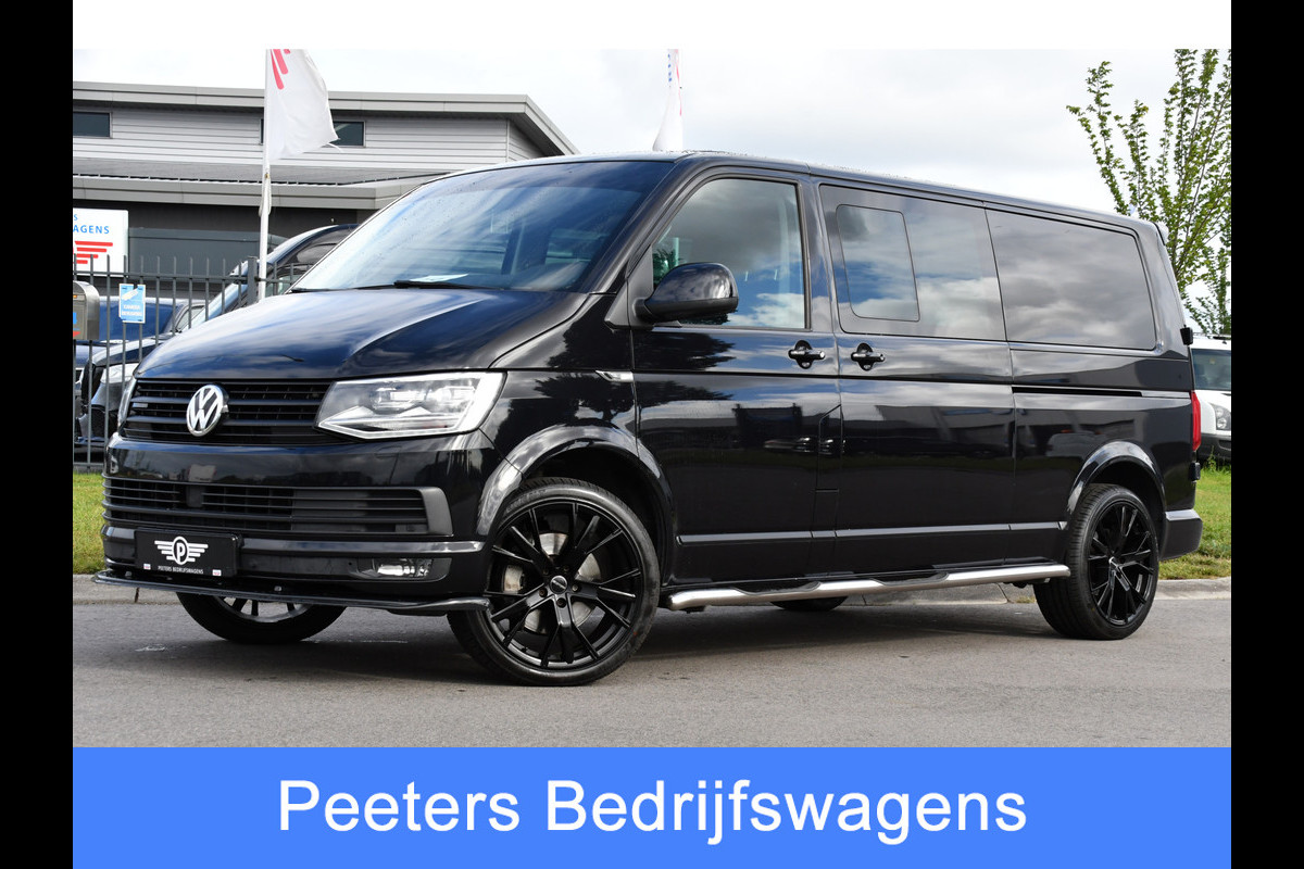 Volkswagen Transporter 2.0 TDI L2H1 DC 4Motion Highline Adaptieve Cruise, LED, 204pk, Automaat, 4x4, Leder, Multimedia, 2 x Schuifdeur, Sensoren, Uniek!