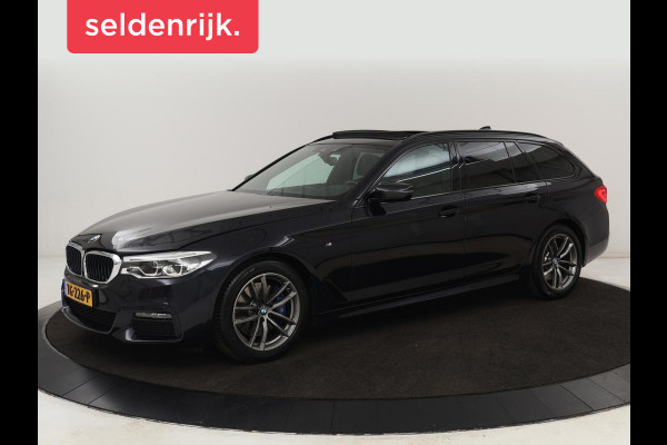 BMW 5 Serie 530i M Sport | Panoramadak | Head-Up | Leder | Stoelverwarming | Sfeerverlichting | Navigatie | Full LED | Parkeerhulp | Sportstoelen
