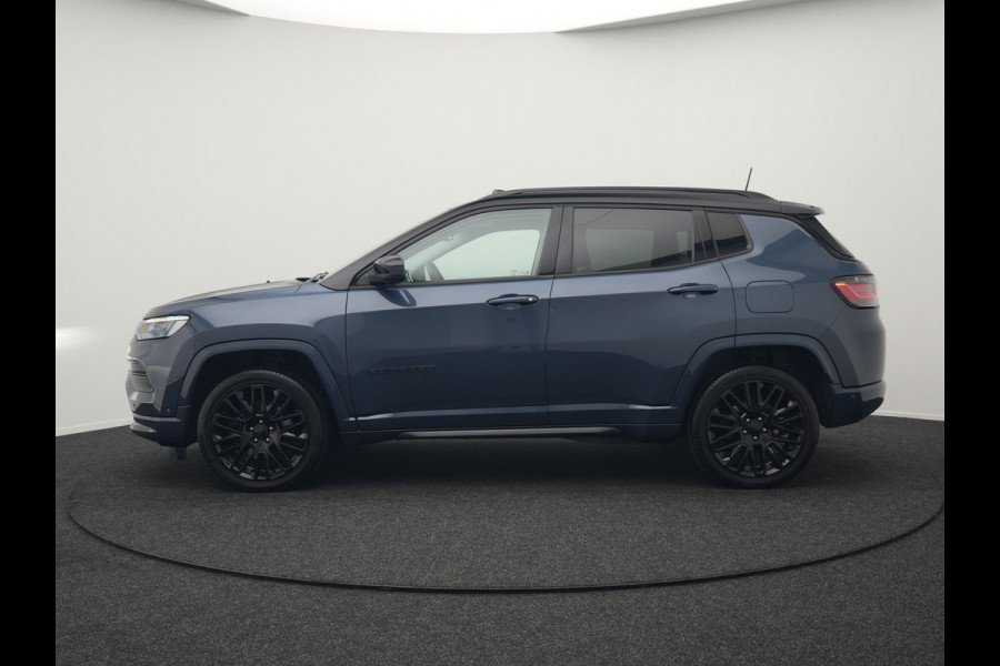Jeep Compass 4xe 240 Electric S Plug In Hybrid 240pk Dealer O.H PHEV | Panodak | Adaptive Cruise | 360 Camera | Lederen Sportstoelen Verwarmd | Alpine Sound | Apple Carplay | Stuur Verwarmd | Keyless | Virtual | Navigatie | DAB |