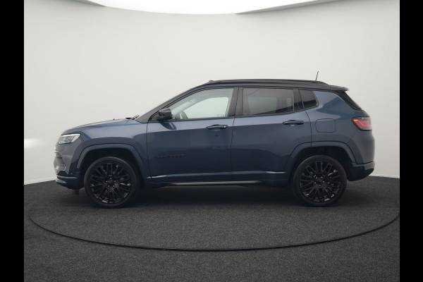 Jeep Compass 4xe 240 Electric S Plug In Hybrid 240pk Dealer O.H PHEV | Panodak | Adaptive Cruise | 360 Camera | Lederen Sportstoelen Verwarmd | Alpine Sound | Apple Carplay | Stuur Verwarmd | Keyless | Virtual | Navigatie | DAB |