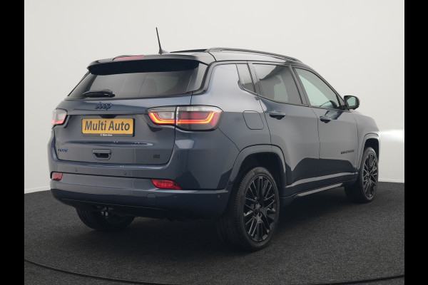 Jeep Compass 4xe 240 Electric S Plug In Hybrid 240pk Dealer O.H PHEV | Panodak | Adaptive Cruise | 360 Camera | Lederen Sportstoelen Verwarmd | Alpine Sound | Apple Carplay | Stuur Verwarmd | Keyless | Virtual | Navigatie | DAB |