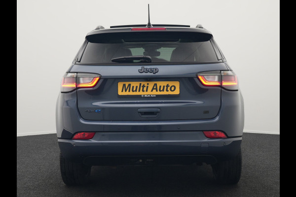 Jeep Compass 4xe 240 Electric S Plug In Hybrid 240pk Dealer O.H PHEV | Panodak | Adaptive Cruise | 360 Camera | Lederen Sportstoelen Verwarmd | Alpine Sound | Apple Carplay | Stuur Verwarmd | Keyless | Virtual | Navigatie | DAB |