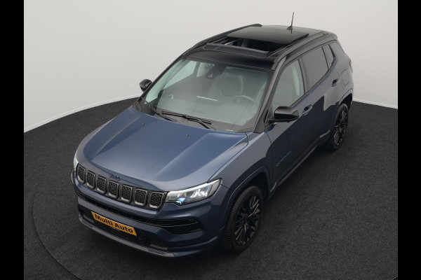 Jeep Compass 4xe 240 Electric S Plug In Hybrid 240pk Dealer O.H PHEV | Panodak | Adaptive Cruise | 360 Camera | Lederen Sportstoelen Verwarmd | Alpine Sound | Apple Carplay | Stuur Verwarmd | Keyless | Virtual | Navigatie | DAB |