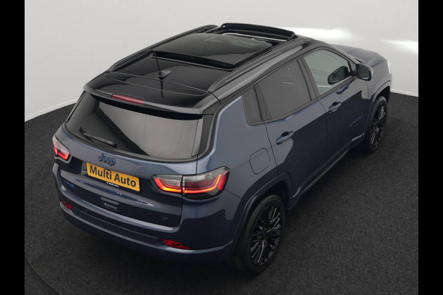 Jeep Compass 4xe 240 Electric S Plug In Hybrid 240pk Dealer O.H PHEV | Panodak | Adaptive Cruise | 360 Camera | Lederen Sportstoelen Verwarmd | Alpine Sound | Apple Carplay | Stuur Verwarmd | Keyless | Virtual | Navigatie | DAB |