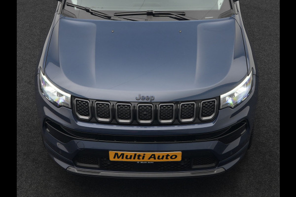 Jeep Compass 4xe 240 Electric S Plug In Hybrid 240pk Dealer O.H PHEV | Panodak | Adaptive Cruise | 360 Camera | Lederen Sportstoelen Verwarmd | Alpine Sound | Apple Carplay | Stuur Verwarmd | Keyless | Virtual | Navigatie | DAB |
