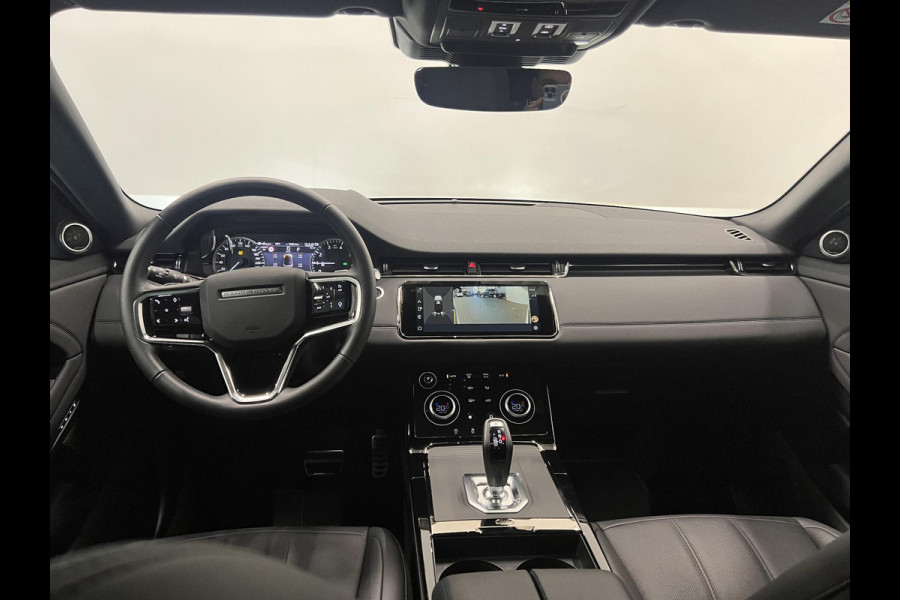 Land Rover Range Rover Evoque 1.5 P300e AWD R-Dynamic SE Panoramadak Navigatie Apple Carplay/Android Auto Camera Parkeersensoren Adaptive Cruise Control Dodehoek Assistent Elektrische achterklep Stoel- en stuurverwarming Memory stoelen Climate Control Ledverlichting