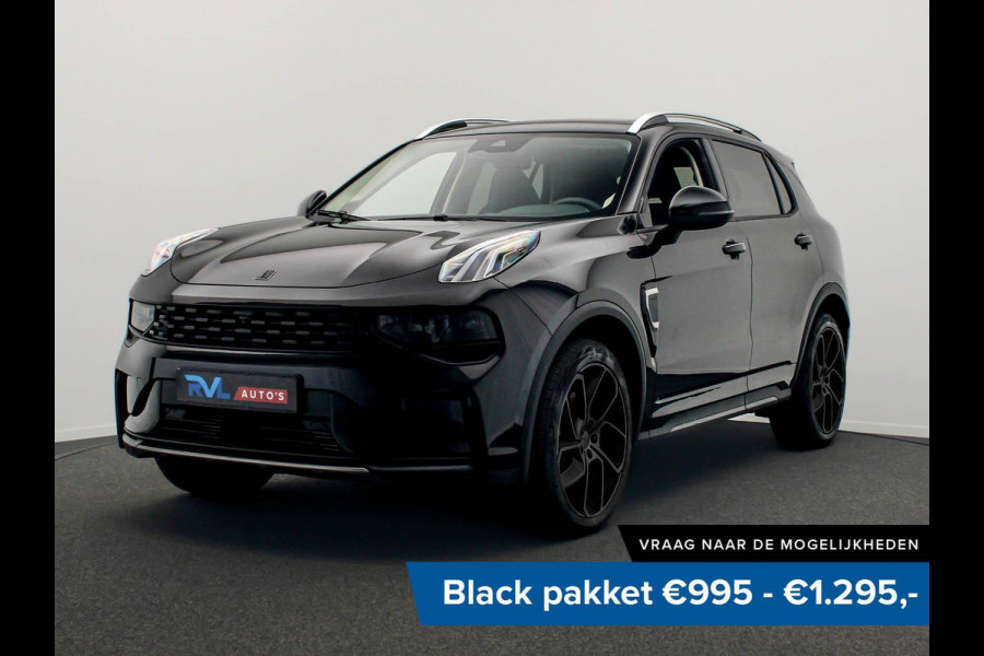 Lynk & Co 01 1.5 261PK Plug-in Hybrid *Zwarte hemel* 360° Camera* Pano/dak Apple/Carplay Adaptive/Cruise Lynk & Co 01 1.5 261PK Plug-in Hybrid *Zwarte hemel* 360° Camera* Pano/dak Apple/Carplay Adaptive/Cruise