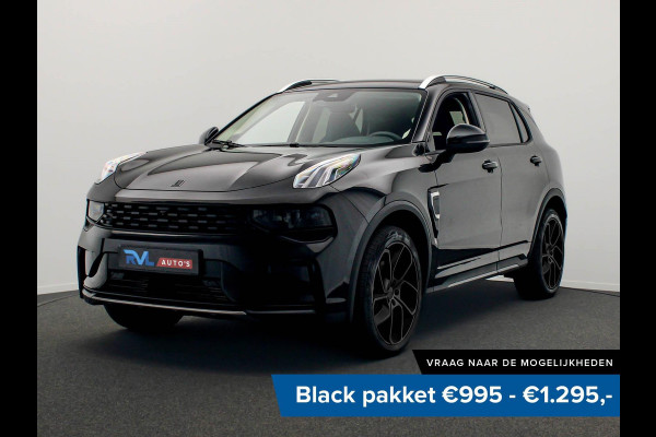 Lynk & Co 01 1.5 261PK Plug-in Hybrid *Zwarte hemel* 360° Camera* Pano/dak Apple/Carplay Adaptive/Cruise Lynk & Co 01 1.5 261PK Plug-in Hybrid *Zwarte hemel* 360° Camera* Pano/dak Apple/Carplay Adaptive/Cruise