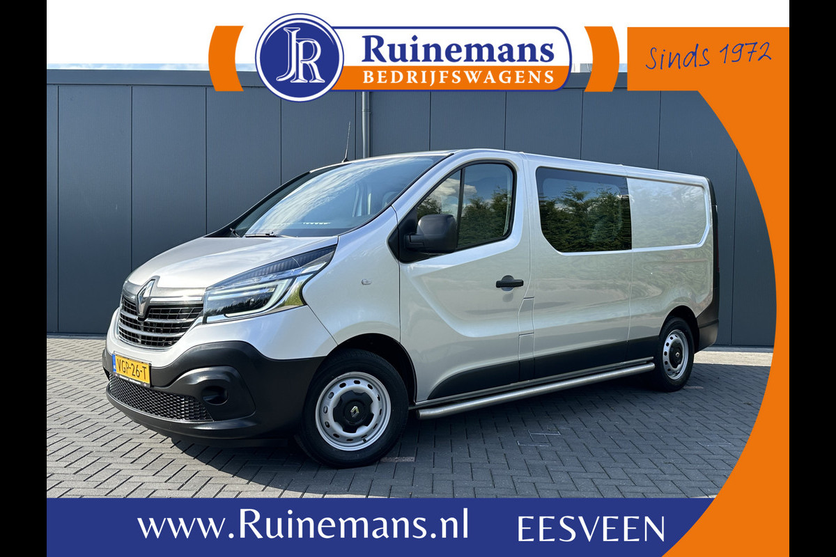 Renault Trafic 2.0 dCi 120 PK / L2H1 / DUBBEL CABINE / 1e EIG. / ZEER NETTE STAAT / AIRCO / CRUISE / NAVI / 6 PERSOONS DUBBELE CABINE