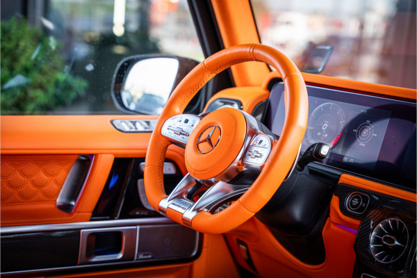 Mercedes-Benz G-Klasse G63 - Brabus 800 | 24 inch | Sterrenhemel | Panorama | Burmester | Carbon Mercedes-Benz G-Klasse G63 - Brabus 800 | 24 inch | Sterrenhemel | Panorama | Burmester | Carbon