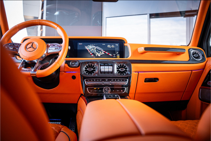 Mercedes-Benz G-Klasse G63 - Brabus 800 | 24 inch | Sterrenhemel | Panorama | Burmester | Carbon Mercedes-Benz G-Klasse G63 - Brabus 800 | 24 inch | Sterrenhemel | Panorama | Burmester | Carbon
