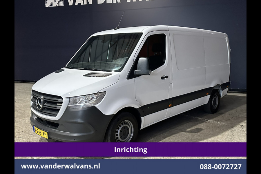 Mercedes-Benz Sprinter 319 CDI 191pk 3.0L V6 L2H1 3500kg Trekhaak Inrichting Euro6 Airco | Omvormer | Camera | Apple Carplay Android Auto, Cruisecontrol, Parkeersensoren