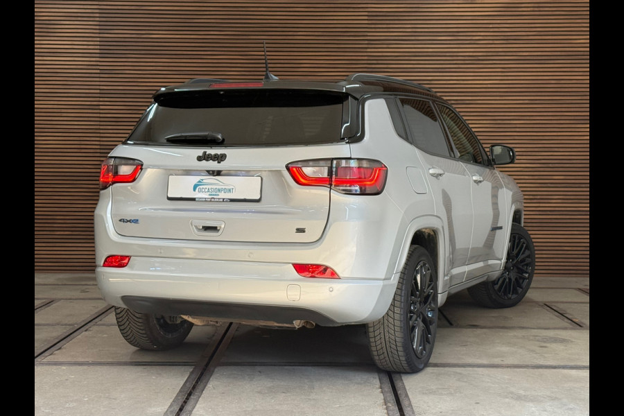 Jeep Compass 4xe 240 Plug-in Hybrid Electric S | Camera | Leder | Adaptive Cruise | LED verlichting Jeep Compass 4xe 240 Plug-in Hybrid Electric S | Camera | Leder | Adaptive Cruise | LED verlichting