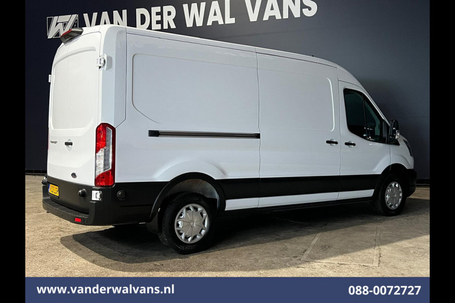 Ford Transit 2.0 TDCI 131pk L3H2 Euro6 Airco | Apple Carplay | Camera | Navigatie | Stoelverwarming | Cruisecontrol Parkeersensoren, Android Auto, Verwarmde voorruit, Bijrijdersbank