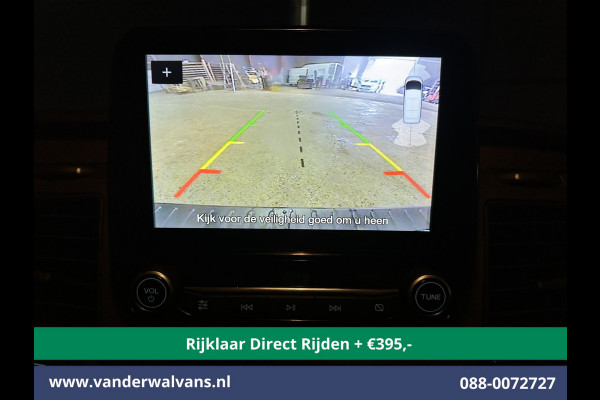 Ford Transit Custom 2.0 TDCI 130pk L2H1 *Rijklaar Direct Rijden* Euro6 Airco | Camera | LED | Cruisecontrol | Stoelverwarming Verwarmde voorruit, Parkeersensoren, Bijrijdersbank, 2800kg trekvermogen