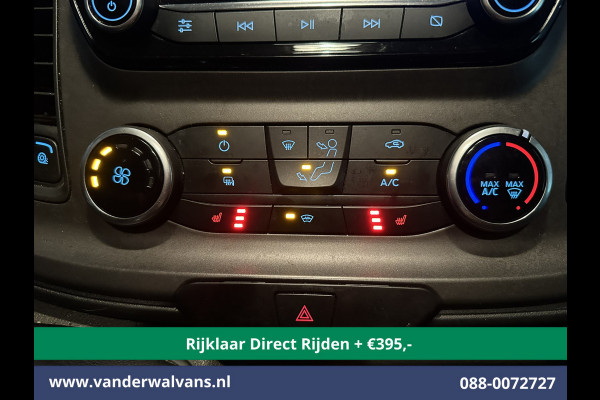 Ford Transit Custom 2.0 TDCI 130pk L2H1 *Rijklaar Direct Rijden* Euro6 Airco | Camera | LED | Cruisecontrol | Stoelverwarming Verwarmde voorruit, Parkeersensoren, Bijrijdersbank, 2800kg trekvermogen