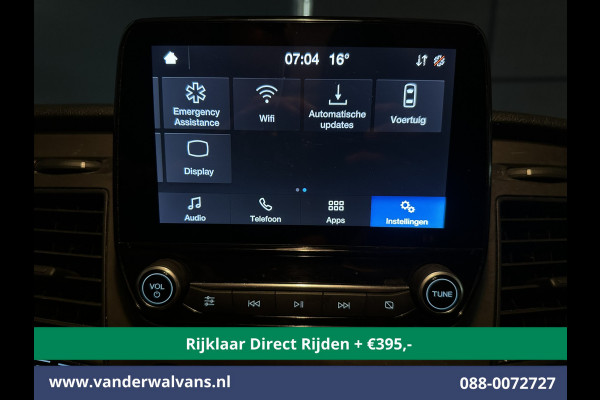 Ford Transit Custom 2.0 TDCI 130pk L2H1 *Rijklaar Direct Rijden* Euro6 Airco | Camera | LED | Cruisecontrol | Stoelverwarming Verwarmde voorruit, Parkeersensoren, Bijrijdersbank, 2800kg trekvermogen
