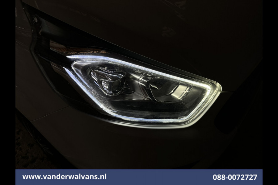 Ford Transit Custom 2.0 TDCI 130pk L2H1 Euro6 ** Airco | LED | Cruisecontrol | Verwarmde voorruit | Parkeersensoren Bijrijdersbank, 2800kg trekvermogen