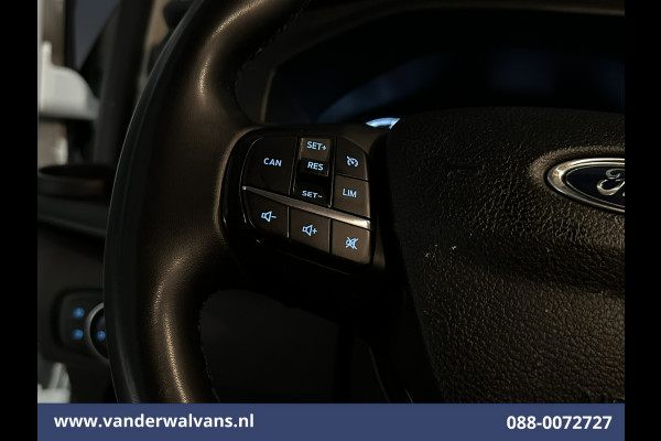 Ford Transit Custom 2.0 TDCI 130pk L2H1 Euro6 ** Airco | LED | Cruisecontrol | Verwarmde voorruit | Parkeersensoren Bijrijdersbank, 2800kg trekvermogen