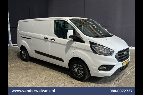 Ford Transit Custom 2.0 TDCI 130pk L2H1 Euro6 ** Airco | LED | Cruisecontrol | Verwarmde voorruit | Parkeersensoren Bijrijdersbank, 2800kg trekvermogen