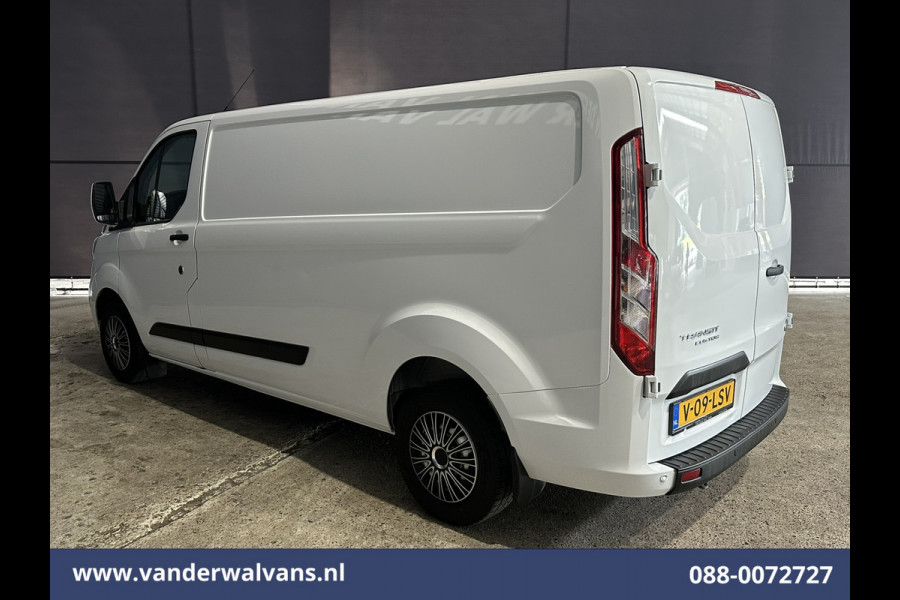 Ford Transit Custom 2.0 TDCI 130pk L2H1 Euro6 ** Airco | LED | Cruisecontrol | Verwarmde voorruit | Parkeersensoren Bijrijdersbank, 2800kg trekvermogen