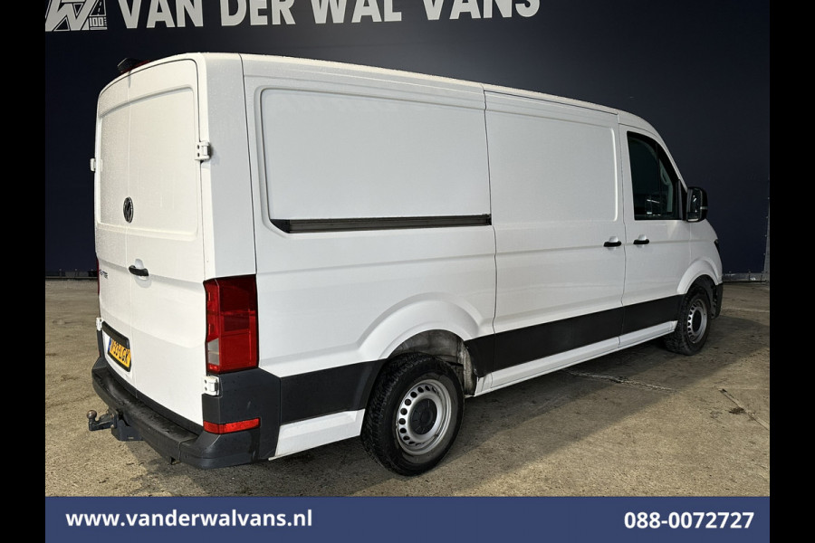 Volkswagen Crafter 2.0 TDI 141pk L3H2 L2H1 Euro6 Airco | Camera | Navigatie | 3000kg trekhaak Apple Carplay, Android Auto, Parkeersensoren, Bijrijdersbank