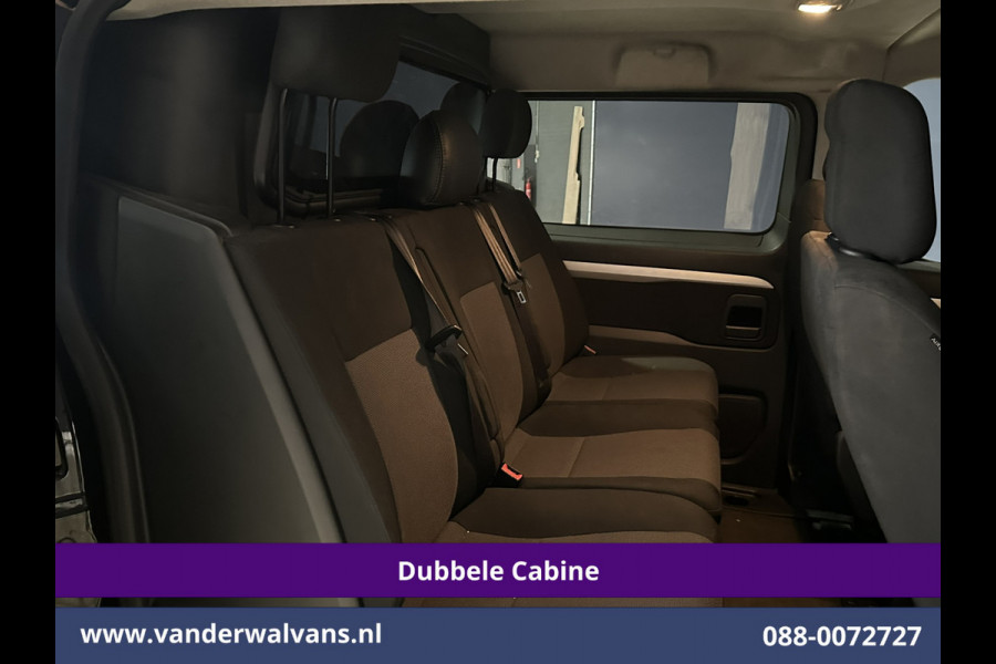 Opel Vivaro 2.0 CDTI 150pk L3H1 Dubbele Cabine Euro6 Airco | Camera | Navigatie | 5-zits | 2500kg Trekhaak Apple Carplay, Android Auto, Cruisecontrol, LM Velgen, Parkeersensoren