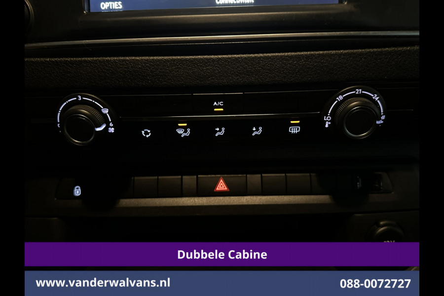 Opel Vivaro 2.0 CDTI 150pk L3H1 Dubbele Cabine Euro6 Airco | Camera | Navigatie | 5-zits | 2500kg Trekhaak Apple Carplay, Android Auto, Cruisecontrol, LM Velgen, Parkeersensoren