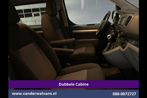 Opel Vivaro 2.0 CDTI 150pk L3H1 Dubbele Cabine Euro6 Airco | Camera | Navigatie | 5-zits | 2500kg Trekhaak Apple Carplay, Android Auto, Cruisecontrol, LM Velgen, Parkeersensoren