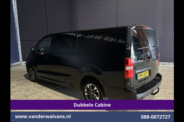 Opel Vivaro 2.0 CDTI 150pk L3H1 Dubbele Cabine Euro6 Airco | Camera | Navigatie | 5-zits | 2500kg Trekhaak Apple Carplay, Android Auto, Cruisecontrol, LM Velgen, Parkeersensoren